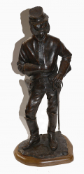 BRONZE STATUE ‘MR. CAVALRY MAN’ BY RICHARD V. GREEVES