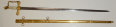 NEAR EXCELLENT AMES KNIGHT’S HEAD POMMEL MILITIA OFFICER’S SWORD 