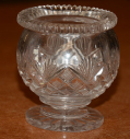 CIRCA 1825 – 1840 CUT GLASS SALT WELL	