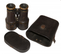 MID-19TH CENTURY BINOCULARS & CASE, “MARCHAND PARIS”