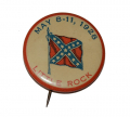 UNITED CONFEDERATE VETERAN’S CELLULOID REUNION PIN – LITTLE ROCK, 1928