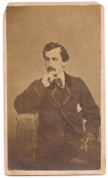 CDV OF JOHN WILKES BOOTH, PRESIDENT LINCOLN’S ASSASSIN