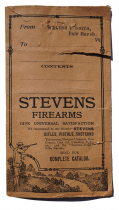 EARLY STEVENS FIREARMS ODORLESS GUN OIL ADVERTISEMENT ENVELOPE