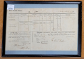 1819 PAY RECEIPT FOR AN ARTIFICER IN THE REGIMENT OF THE LIGHT ARTILLERY: WAR OF 1812 VETERAN PRIOR SERVICE IN THE 4th INFANTRY, POW, TWO ENLISTMENTS