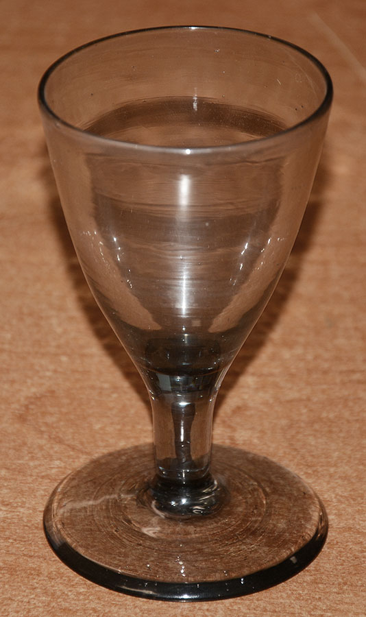 CIRCA 1770 – 1790 WINE GLASS