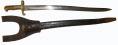 PLYMOUTH NAVY RIFLE BAYONET WITH SCABBARD