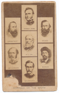 PERIOD CARTE DE VISITE “GENERALS OF THE SOUTH”