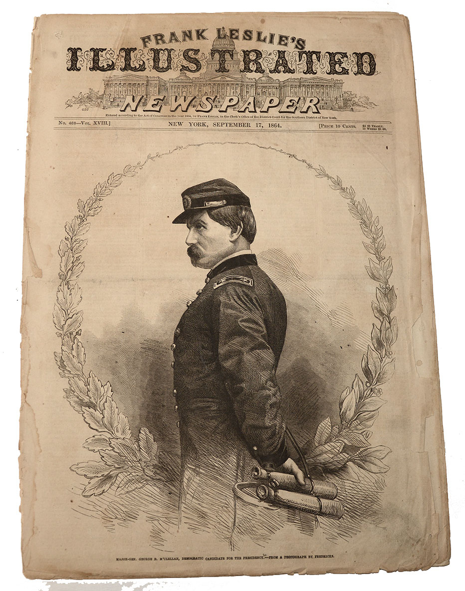 FRANK LESLIE’S ILLUSTRATED—DEMOCRATIC PRESIDENTIAL CANDIDATE McCLELLAN—SEPTEMBER 17, 1864