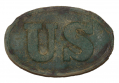 OVAL US WAIST BELT PLATE FROM ANTIETAM