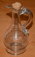 C1830 – 1860 BLOWN GLASS CRUET, PROBABLY PITTSBURGH