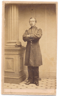 CDV OF 1ST LIEUTENANT ROBERT BOGGS – 1ST NEW JERSEY INFANTRY – KIA; WITH UNIQUE NOTE