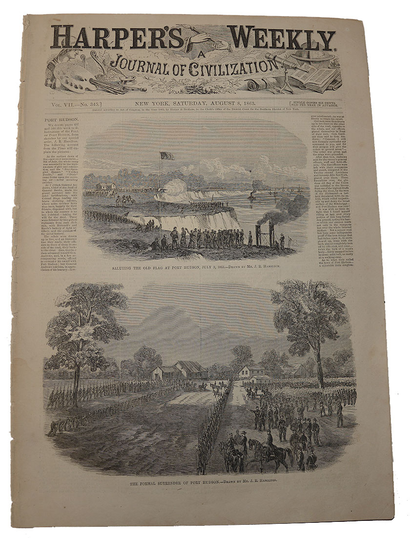 HARPER’S WEEKLY [VICKSBURG--GETTYSBURG CONTENT]—AUGUST 8, 1863