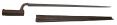 AMERICAN COPY BROWN BESS BAYONET WITH SCABBARD