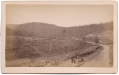 MUMPER & CO. CABINET CARD – LARGE FIELD WEST OF DEEP CUT, FAIRFIELD, PA (PORTION OF UNFINISHED ‘TAPEWORM’ RAILROAD)