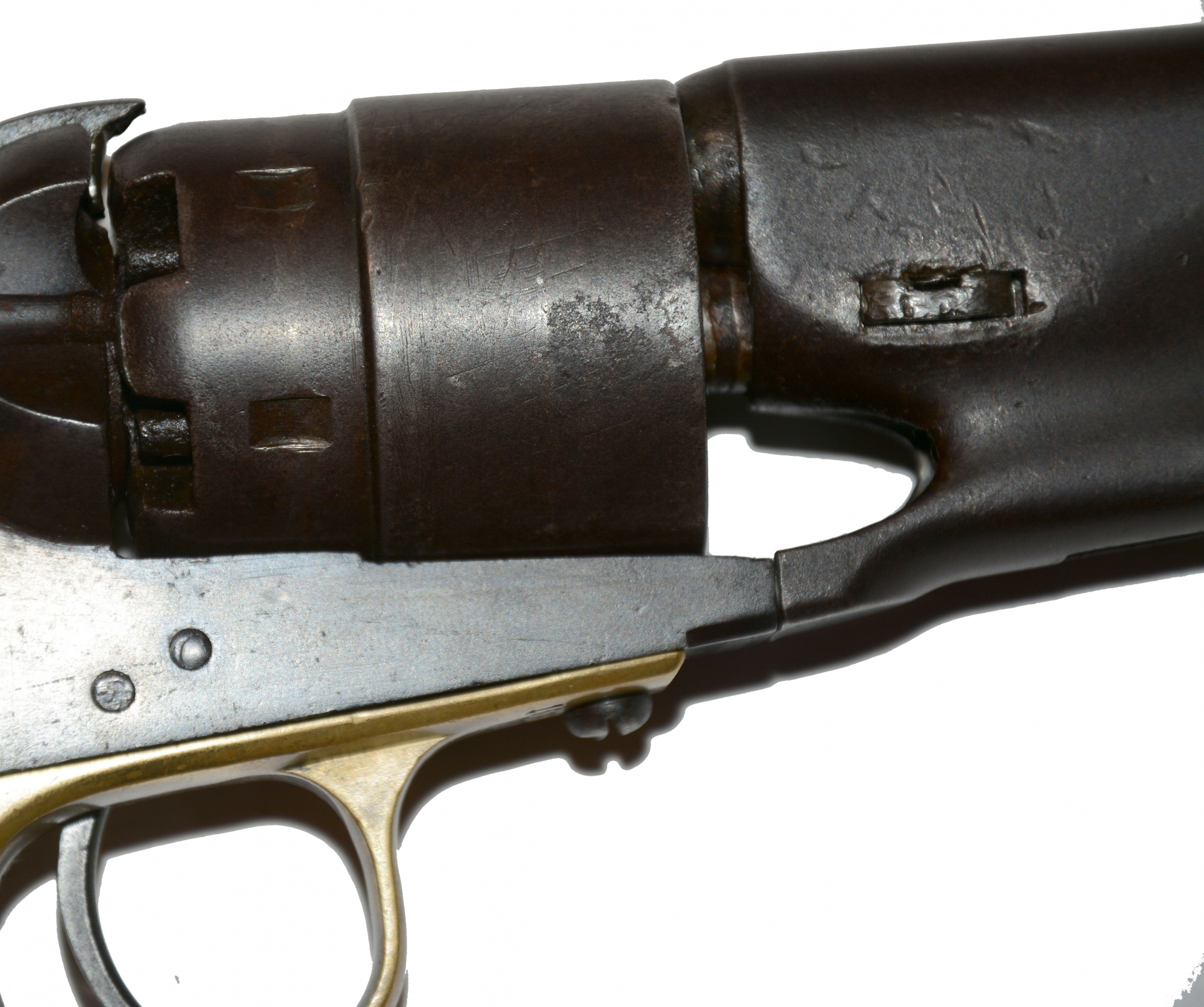 Unique Oklahoma Stamped Colt Model 1860 Revolver — Horse Soldier