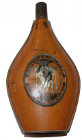 TIN POWDER FLASK FROM HERCULES POWDER COMPANY