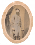 ALBUMEN IMAGE OF UNIDENTIFIED CONFEDERATE OFFICER