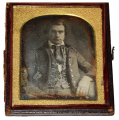 MEXICAN WAR ERA US MILITARY DAGUERREOTYPE 