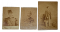 THREE 1870s - 1880s PHOTOGRAPHS OF WILLIAM MILLER OWEN, WASHINGTON ARTILLERY- AUTHOR OF THE UNIT HISTORY 