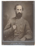 CABINET CARD OF MAJOR THOMAS M. BURKE, 55th VIRGINIA INFANTRY – VMI CLASS OF 1852