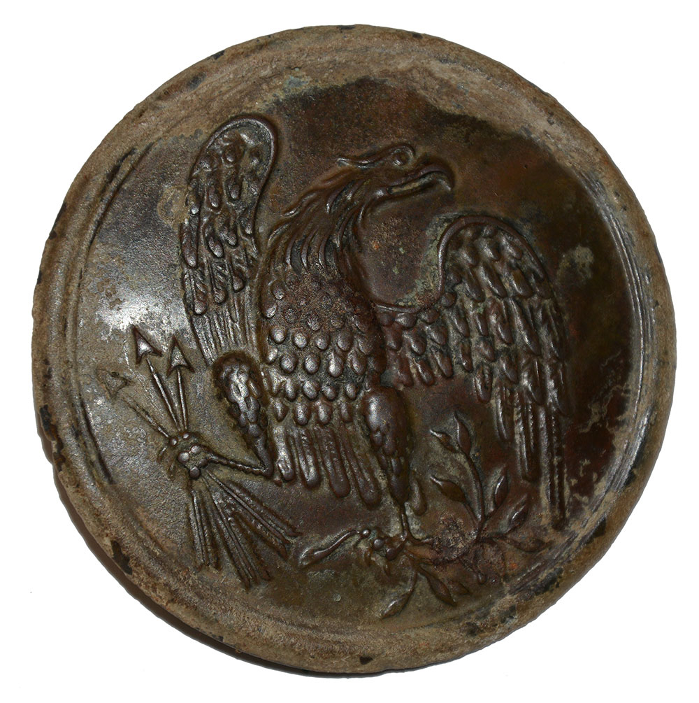 RELIC EAGLE BREAST PLATE FROM THE LITTLE ROUND TOP, GETTYSBURG