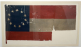 FIRST NATIONAL CONFEDERATE FLAG OF THE RED RIVER VOLUNTEERS, CO. E 11th TEXAS CAVALRY