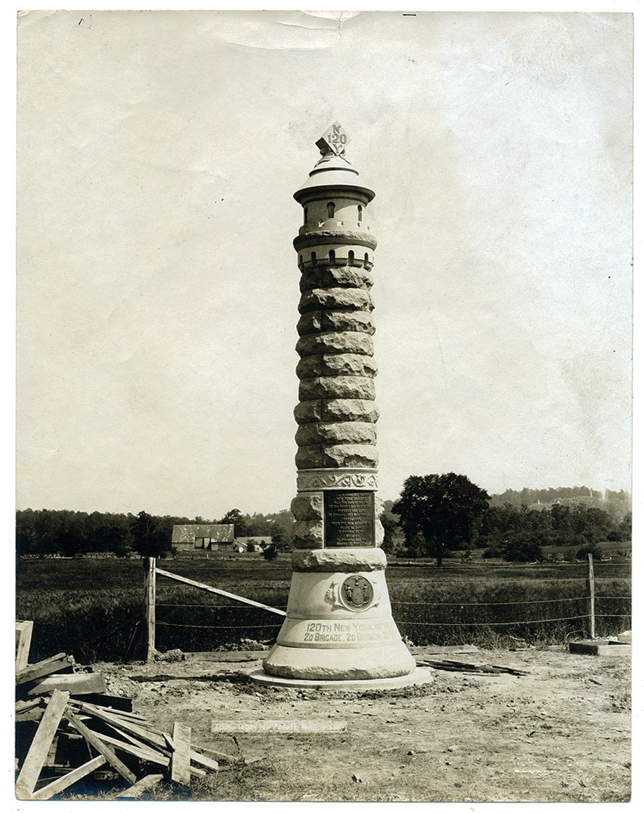 TIPTON PHOTOGRAPHIC PRINT – 120th NEW YORK INFANTRY MONUMENT