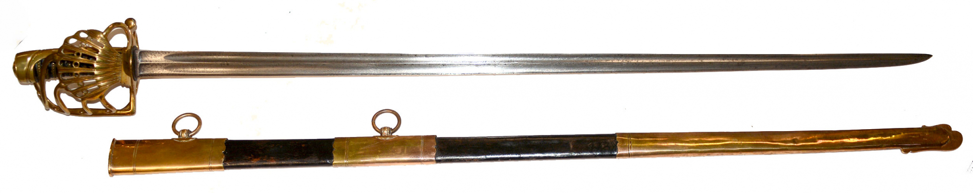 A RARE NAPOLEONIC HEAVY CAVALRY OFFICER'S SABER