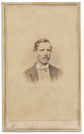 CARTE DE VISITE UNION SOLDIER ISAAC SHENNAN