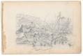 SKETCHES IN VIRGINIA BY RICHARD HOLLAND, 9TH MASSACHUSETTS LIGHT ARTILLERY – “ON THE LOUDON & ALEXANDRIA R.R.”, FEBRUARY, 1863