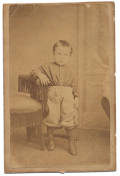 CDV OF YOUNG BOY