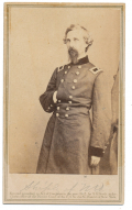 THREE-QUARTER STANDING CDV OF GENERAL GEORGE F. SHEPLEY