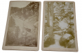 FOUR CABINET CARD PHOTOGRAPHS C. 1890 OF SCENES AROUND COLORADO SPRINGS, CO