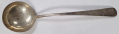 MONOGRAMMED COIN SILVER SOUP LADLE BY S. KIRK & SON