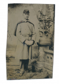 TINTYPE OF POST-CIVIL WAR SOLDIER