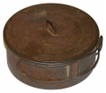 INDIAN WAR ERA POCKET STOVE, PATENTED 1872-1883