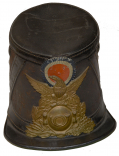 CIVIL WAR US IMPORT FRENCH CHASSEUR SHAKO: WORN BY THE 18th MASS AND OTHERS