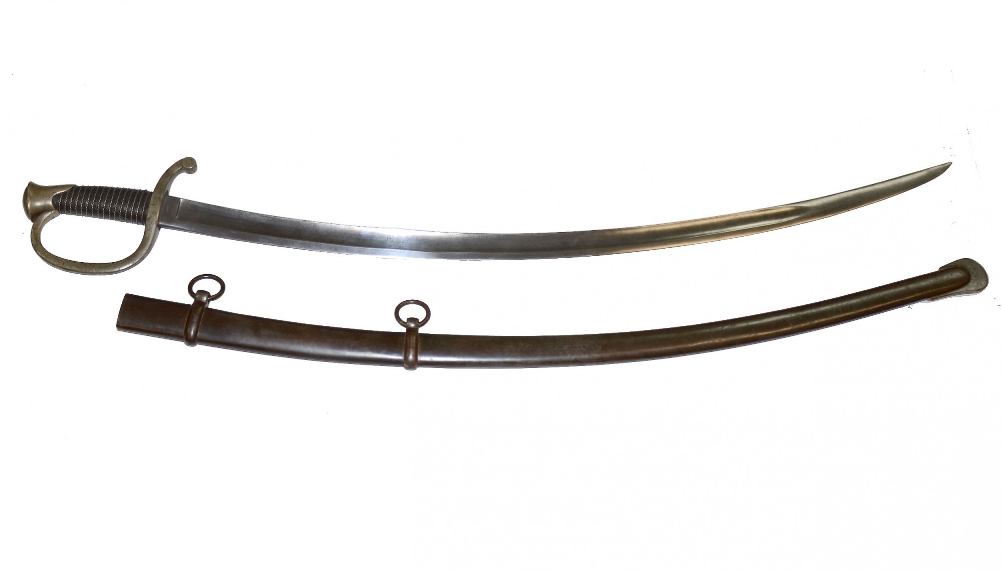 AMES TYPE 1, M1840 ENLISTED ARTILLERY SABER AND SCABBARD — Horse Soldier