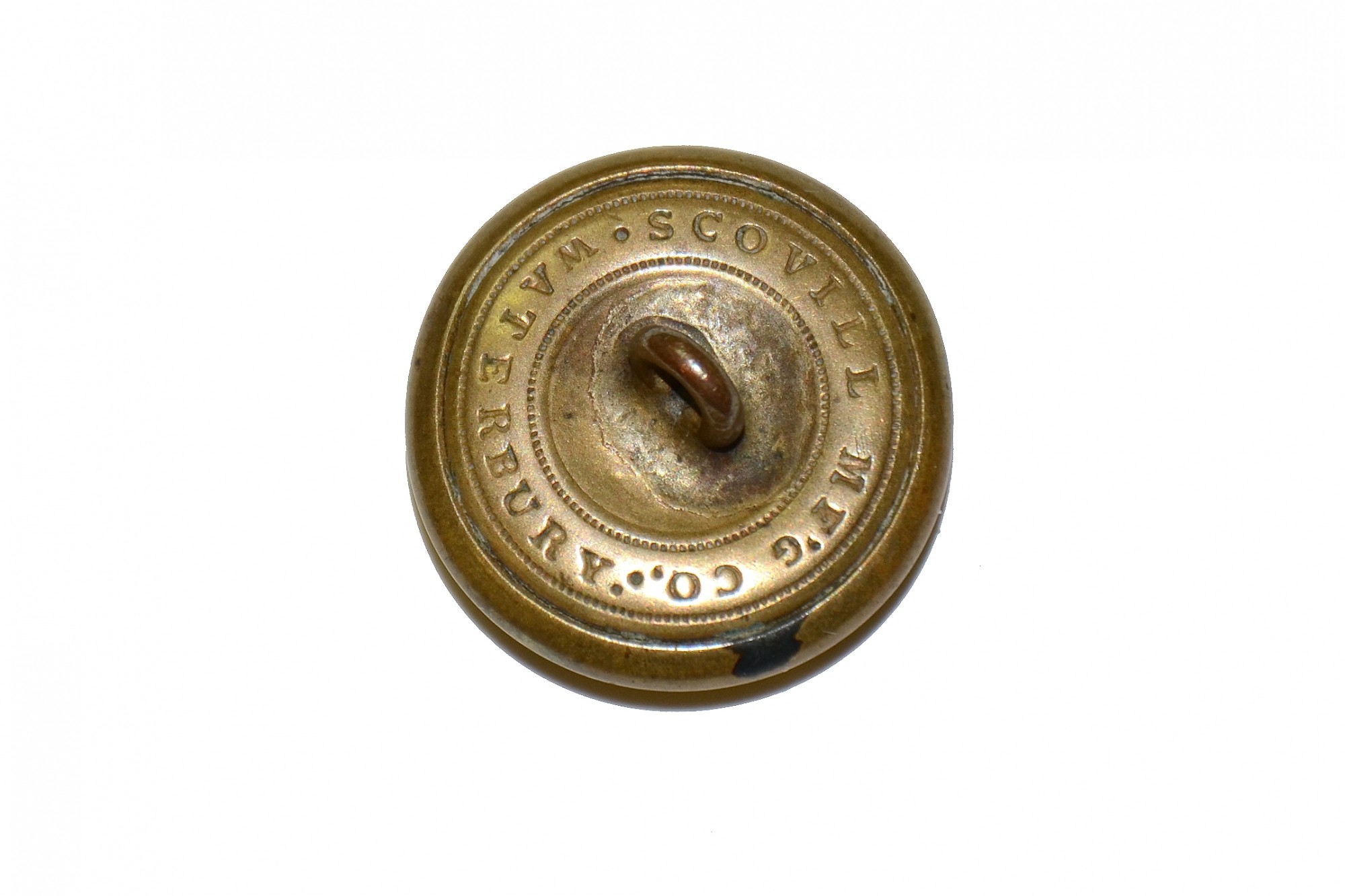 CONNECTICUT STATE SEAL COAT BUTTON — Horse Soldier