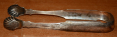 LARGE SILVER SUGAR TONGS BY CANFIELD