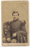 CDV OF ONE OF THE FEW AND THE PROUD - 19TH CENTURY STYLE