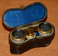 GILT BRASS AND MOTHER-OF-PEARL OPERA GLASSES BY LEMAIRE