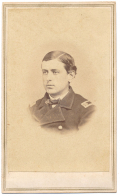 CDV OF COLONEL CHARLES WHITTIER, 20th MASSACHUSETTS AND SEDGEWICK’S ADJUTANT GENERAL