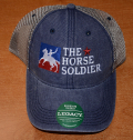 HORSE SOLDIER HAT - NAVY & GRAY