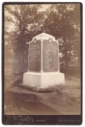 TIPTON CABINET CARD PHOTO – 29th PENNSYLVANIA MONUMENT, CULP’S HILL