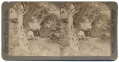 RARE UNDERWOOD STEREOVIEW – FAMOUS SHARPSHOOTER POSITION AT DEVIL’S DEN