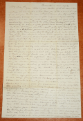 1860 PRO-UNION CIVILIAN LETTER