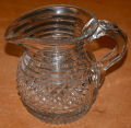 CIRCA 1820 DIAMOND AND STEP CUT JUG/PITCHER