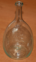 CIRCA 1780 – 1820 AQUA UTILITY CHESTNUT BOTTLE