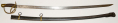 CONFEDERATE “DOG RIVER” CAVALRY SABER AND SCABBARD